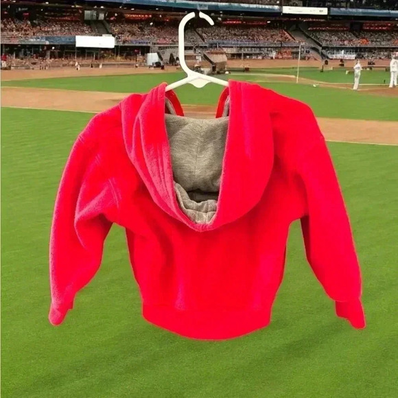 Majestic Authentic Washington Nationals 2T zip hoodie. Discount w bundling! - Picture 4 of 5